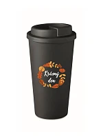 BEAUTIFUL DAY (WINTER) - čierny termohrnček 475 ml