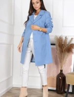 Dámsky kabát Magda Svetlo modrá - MERCE