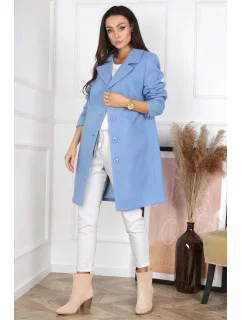 Dámsky kabát Magda Svetlo modrá - MERCE