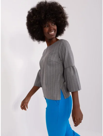 Dámska blúzka LK BZ 506434.33P Grey - FPrice Dámska blúzka LK BZ 506434.33P Grey - FPrice