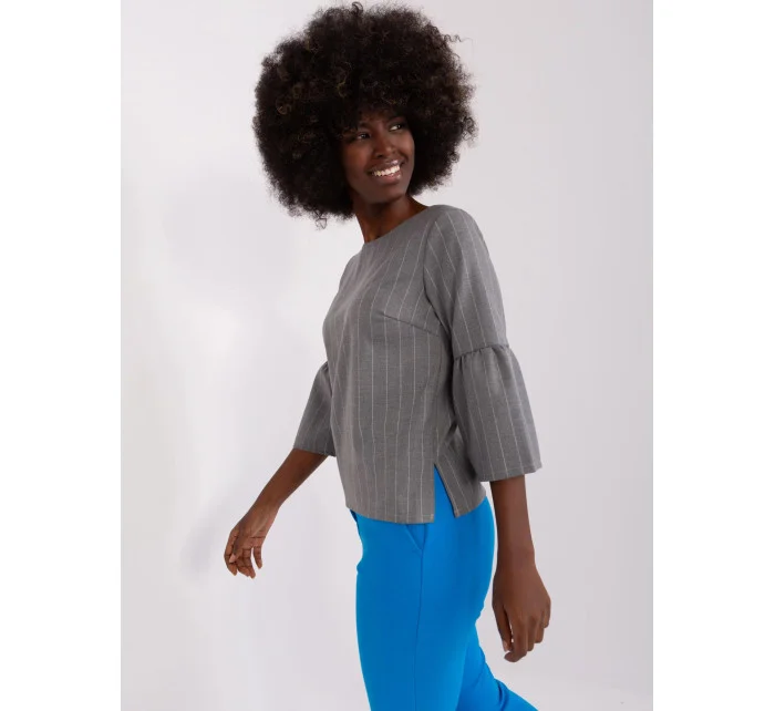 Dámska blúzka LK BZ 506434.33P Grey - FPrice Dámska blúzka LK BZ 506434.33P Grey - FPrice