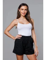 Černé dámské teplákové šortky model 18378853 - J.STYLE Černé dámské teplákové šortky model 18378853 - J.STYLE