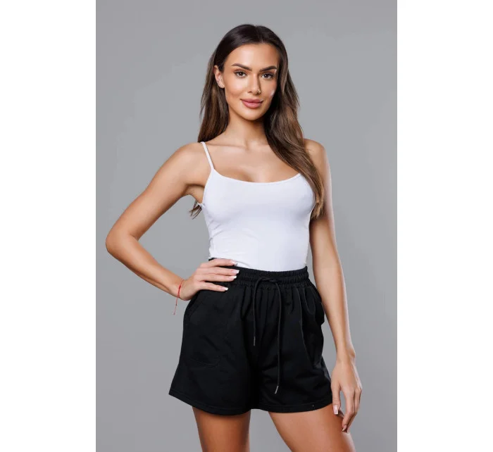Černé dámské teplákové šortky model 18378853 - J.STYLE Černé dámské teplákové šortky model 18378853 - J.STYLE