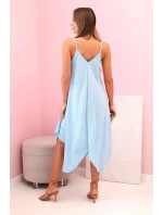Women's dress with flared with  modrý model 21097703 - K-Fashion