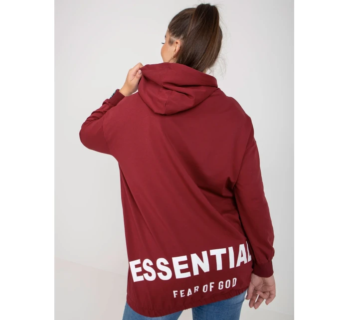 Mikina RV BL model 17821442 bordó - FPrice Mikina RV BL model 17821442 bordó - FPrice