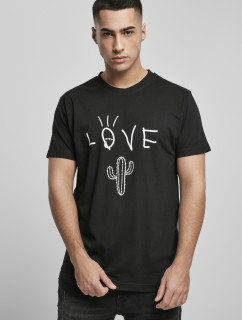 Čierne tričko Love Cactus