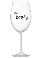 PÁN BOŽSKÝ - priehľadný pohár na víno 350 ml