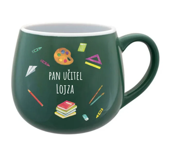 Personalizovaný keramický hrníček pro paní učitelku/pana učitele (pomůcky)