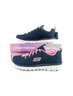 Skechers Graceful-Get Dámske športové topánky Pohodlné ľahké priedušné Dark Blue Women's