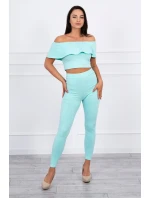 Sada s volánky máta