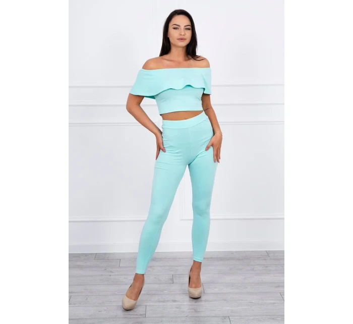 Sada s volánky máta