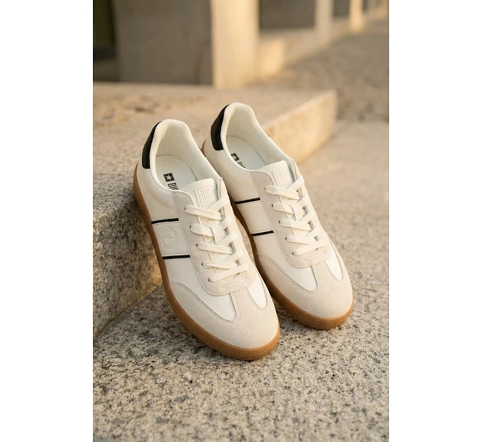 Pánské Sneakers Big Star model 22046222 Bílé - Big Star Shoes Pánské Sneakers Big Star model 22046222 Bílé - Big Star Shoes