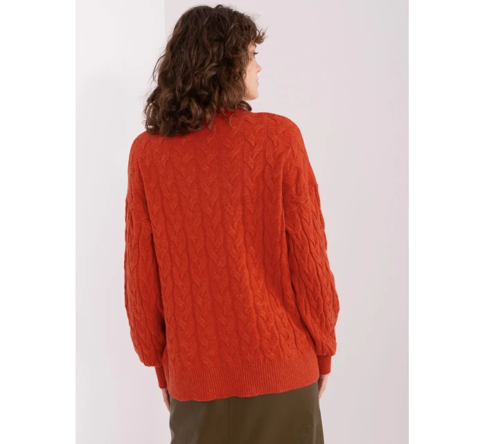 Sweter AT SW model 19018689 ciemny pomarańczowy - FPrice