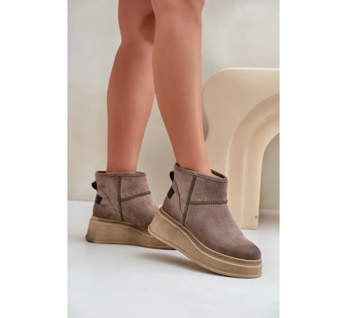 Snehové topánky model 203579 Krok vo veľkom štýle