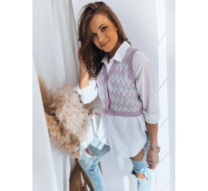 Dámská vesta lila Dstreet model 21969140 - FashionStreet