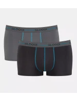 Pánske boxerky Štart Hipster C2P box - BROWN - LIGHT COMBINATION - šedá - čierna M003 - SLOGGI Pánske boxerky Štart Hipster C2P box - BROWN - LIGHT COMBINATION - šedá - čierna M003 - SLOGGI