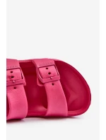 Klapki Dziecięce Lekkie Z Klamrami BIG STAR NN374545 Fuksja