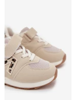 Dětské sportovní tenisky na suchý zip béžové Galisse