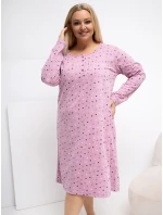 DU KN nočná košeľa FP 607.04P tmavoružová