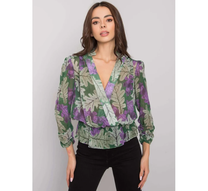 Blúzka LC BZ 22K 2048.22P tmavo zelená