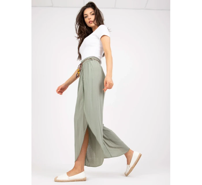 Dámske nohavice TW SP BI 81378.24P khaki Dámske nohavice TW SP BI 81378.24P khaki