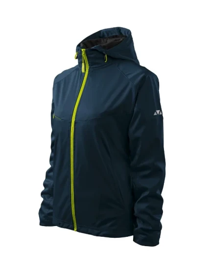 Cool softshellová bunda pre ženy námornícka modrá