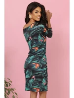 13-166 Športové šaty s vreckami a viazankou - 3D listy