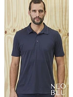 Men Pánské žerzejové polo night blue model 22500546 - NEOBLU Men Pánské žerzejové polo night blue model 22500546 - NEOBLU