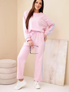 Dámska viskózna maslová súprava s tienidlami púdrovo ružová