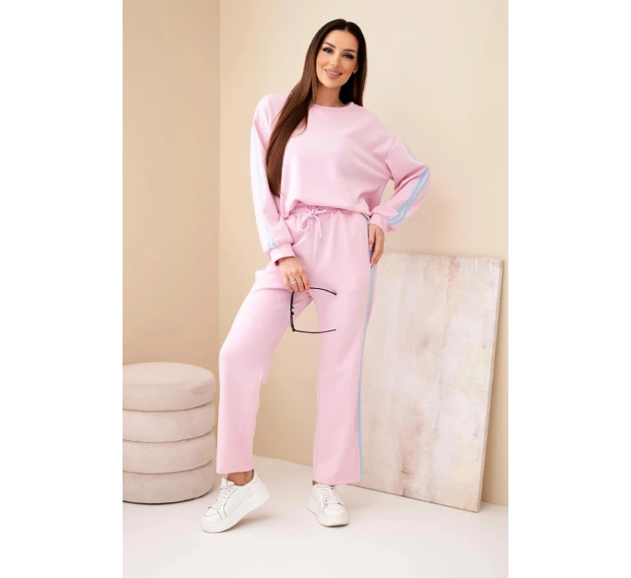 Dámska viskózna maslová súprava s tienidlami púdrovo ružová Dámska viskózna maslová súprava s tienidlami púdrovo ružová