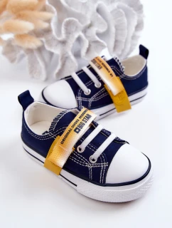 Dětské nízké tenisky BIG STAR model 21576181 Námořnická modrá - Big Star Shoes