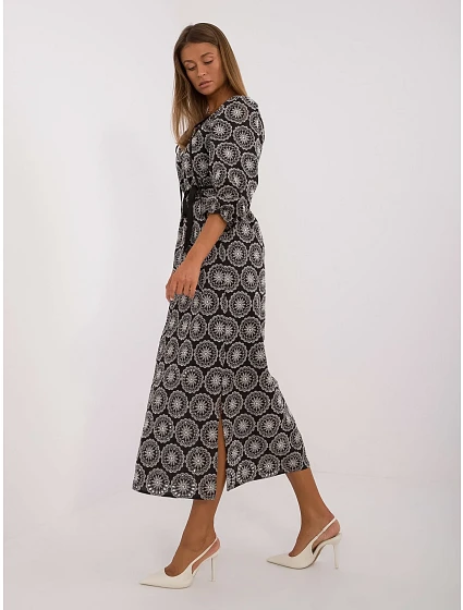 Sukienka LK SK model 20479798 czarny - FPrice Sukienka LK SK model 20479798 czarny - FPrice