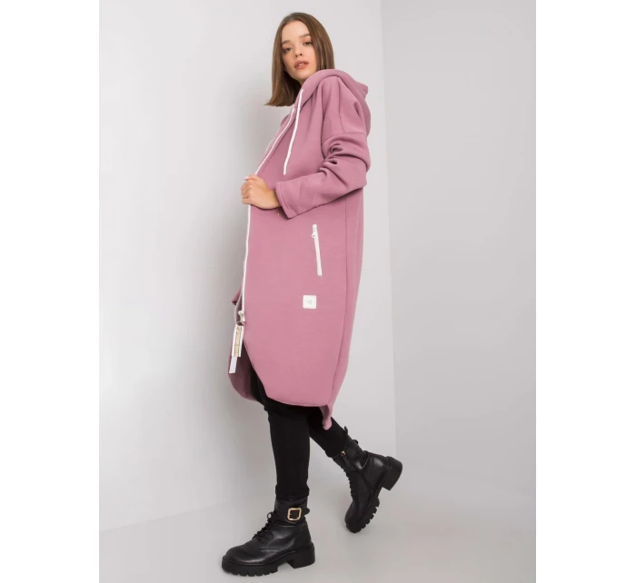 Mikina RV BL 4742.20P tmavo ružová