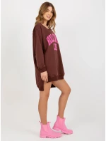 Mikina VI BL 3102.01P tmavo hnedá Mikina VI BL 3102.01P tmavo hnedá