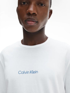 Pánska košeľa na spanie NM2170E 1O6 - biela - Calvin Klein