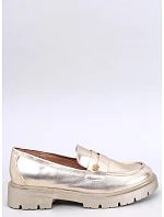 Dámske kožené mokasíny 28359 1736 gold - Ideálna obuv