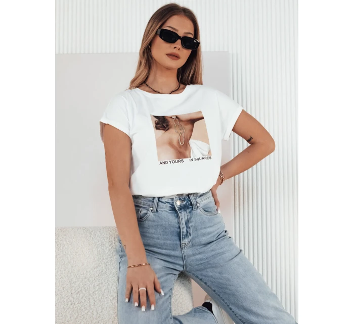 FALCI dámske tričko biele FashionStreet RY2398