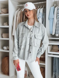 Dámska prechodná bunda v jednej veľkosti vo svetlosivej farbe STRASHINE FashionStreet TY4845