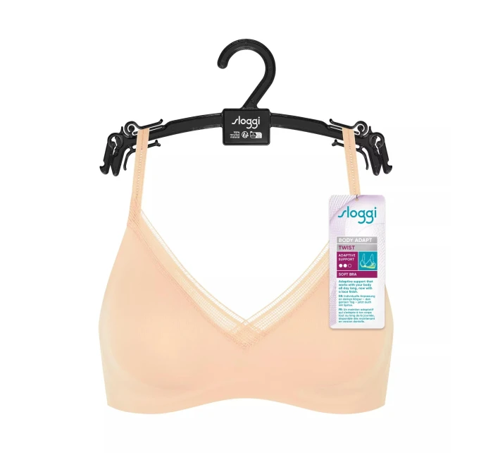 Podprsenka bez kostíc BODY ADAPT Twist Soft bra - POWDER ORANGE - oranžová 00BG - SLOGGI Podprsenka bez kostíc BODY ADAPT Twist Soft bra - POWDER ORANGE - oranžová 00BG - SLOGGI