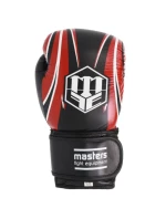 model 21898705 kožené boxerské rukavice černočervené - MASTERS FIGHT EQUIPMENT model 21898705 kožené boxerské rukavice černočervené - MASTERS FIGHT EQUIPMENT