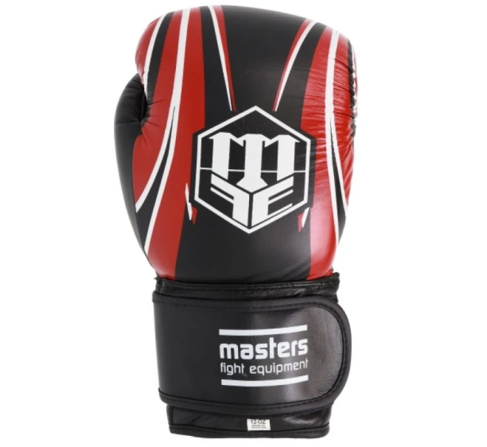 model 21898705 kožené boxerské rukavice černočervené - MASTERS FIGHT EQUIPMENT model 21898705 kožené boxerské rukavice černočervené - MASTERS FIGHT EQUIPMENT