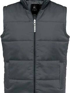 B&C Bodywarmer /men Pánska vesta 01.0930 tmavošedá