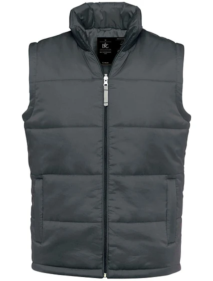 B&C Bodywarmer /men Pánska vesta 01.0930 tmavošedá B&C Bodywarmer /men Pánska vesta 01.0930 tmavošedá