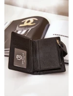 Damski Portfel Z Eko Skóry Czarne Isamille Damski Portfel Z Eko Skóry Czarne Isamille