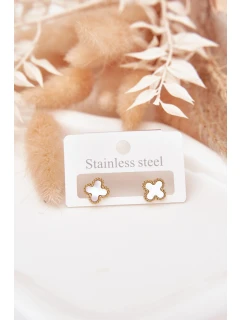 Náušnice z nerezové oceli Perle-zlaté