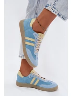 Zazoo N1068 Semišové Nízké Damské Tenisky Modré