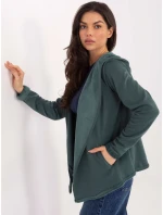 Mikina D68450M01066D1 tmavozelená