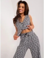 Nohavice LK SP 509563.20X sivá čierna