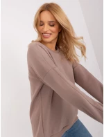 Bluza RV BL model 19394500 ciemny bezowy - FPrice Bluza RV BL model 19394500 ciemny bezowy - FPrice