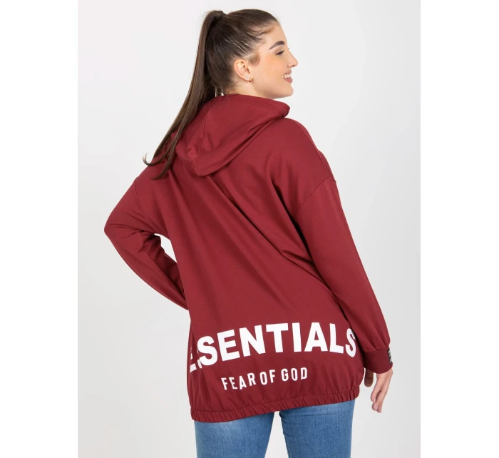 Mikina RV BL model 17821442 bordó - FPrice Mikina RV BL model 17821442 bordó - FPrice